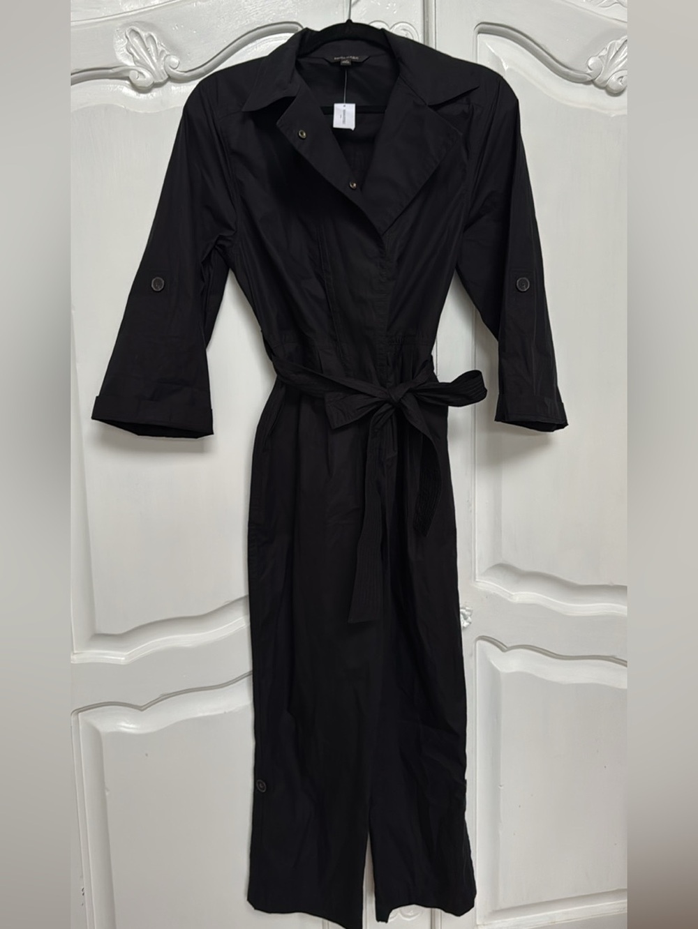 Banana Republic Black Belted Jumpsuit